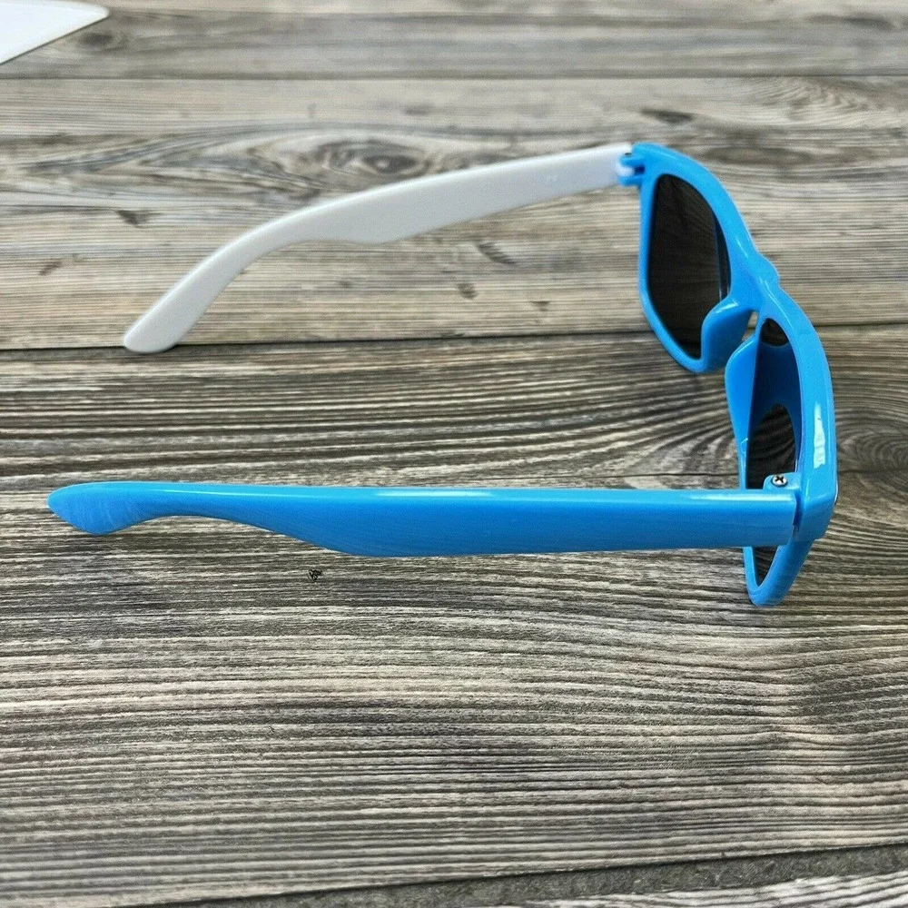 1x MICROSOFT WINDOWS PROMO SUNGLASSES - BLUE WHITE VINTAGE 80`S STYLE HIPSTERS - Picture 3 of 6